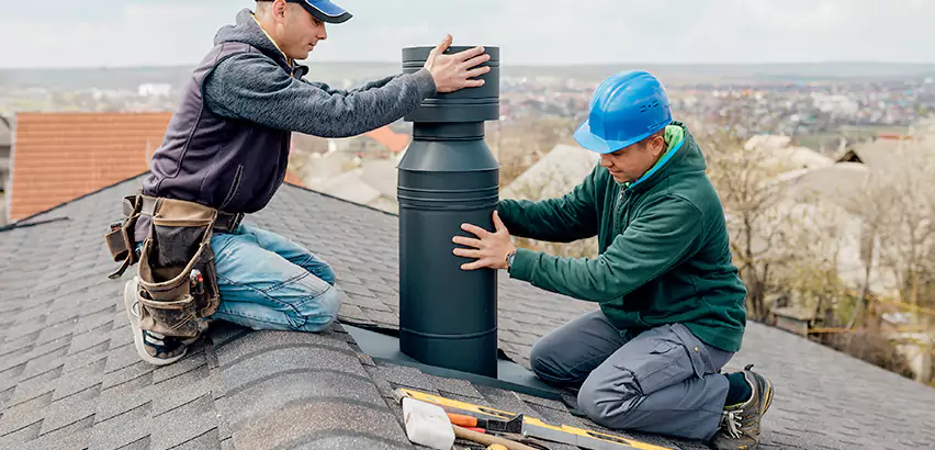 Chimney Flashing Replacement for Storm Damage in Glenview