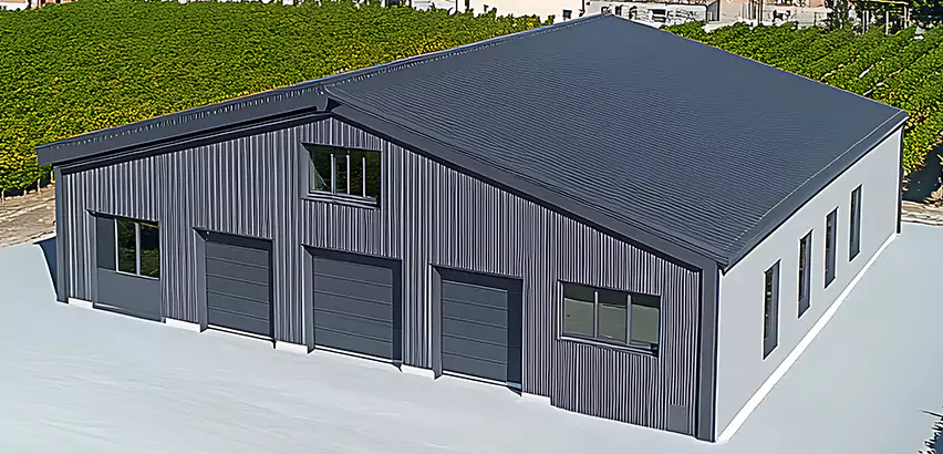 Corrugated Garage Roof Repair in Glenview